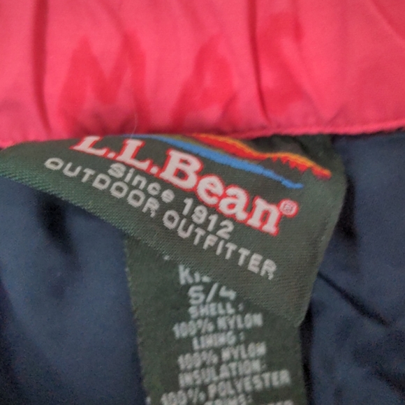 LL Bean S/4 Pink Insulated Winter Snow Ski Pants - Picture 5 of 7